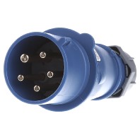 269 - CEE plug 32A 5p 9h 230 V (50+60 Hz) blue 269