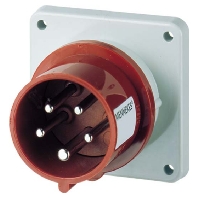 821 - Mounted CEE-plug 32A 5p 6h 821