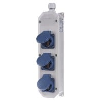 96700 - CEE-Socket combination wall mount IP44 96700