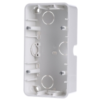 519219 - Surface mounted housing 2-gang white 519219