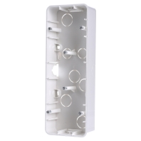 519319 - Surface mounted housing 3-gang white 519319