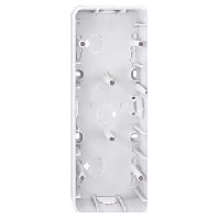 519325 - Surface mounted housing 3-gang white 519325