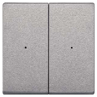 MEG5220-0460 - Cover plate for switch/dimmer aluminium MEG5220-0460