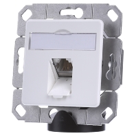 TN E-DATC6-1Upk-rws - RJ45 8(8) Data outlet Cat.6 white TN E-DATC6-1Upk-rws