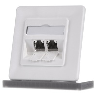 TN E-DATmod-2UP-rws - RJ45 8(8) Data outlet 6A (IEC) white TN E-DATmod-2UP-rws