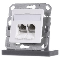 TN EDATC6A-2UPk-rws - RJ45 8(8) Data outlet white TN EDATC6A-2UPk-rws