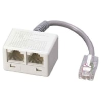 WE 8-2xWE 8 0,1m - Adapter RJ45 8(8) / 2x RJ45 8(8) WE 8-2xWE 8 0,1m