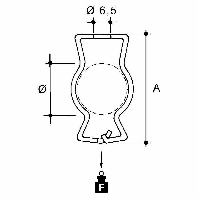 GM-1926 - Tube clamp 19...26mm GM-1926