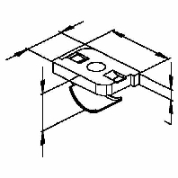 GSF 0408 (25 Stück) - T-nut for channels M8 GSF 0408