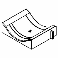 GWU 54 - Shell for cable clamp 54mm GWU 54