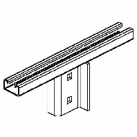 KUDP 50 - Head plate for support/profile rail KUDP 50