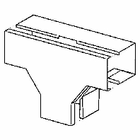 LUTC 60.100 E3 - Tee for cable duct 60x100mm LUTC 60.100 E3