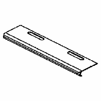 RKB 200 F - Bottom end plate for cable tray (solid RKB 200 F