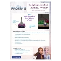 RL800FZ Dis.Frozen2 (6 Stück) - Alarm clock digital RL800FZ Dis.Frozen2