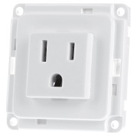 D 6770/15.02 US - Socket outlet (receptacle) NEMA white D 6770/15.02 US