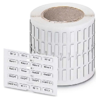 EMLP (17x7)R - Labelling material 17x7mm white EMLP (17x7)R