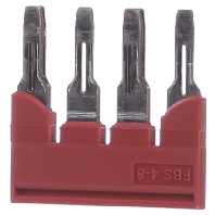 FBS 4-8 (10 Stück) - Cross-connector for terminal block 4-p FBS 4-8