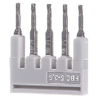 FBS 5-3,5 GY (50 Stück) - Cross-connector for terminal block 5-p FBS 5-3,5 GY