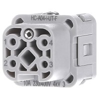 HC-A04-I-UT-F - Socket insert for connector 4p HC-A04-I-UT-F