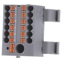 PTFIX6/12X2,5NS35AGY - Feed-through terminal block 40,6mm 24A PTFIX6/12X2,5NS35AGY