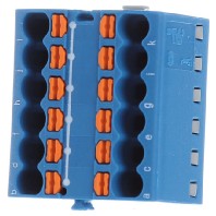 PTFIX 12X1,5 BU (20 Stück) - Feed-through terminal block 25,2mm 17,5A PTFIX 12X1,5 BU