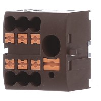 PTFIX 6/6X2,5 BN (10 Stück) - Feed-through terminal block 25,2mm 24A PTFIX 6/6X2,5 BN