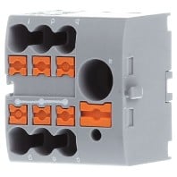 PTFIX 6/6X2,5 GY - Feed-through terminal block 25,2mm 24A PTFIX 6/6X2,5 GY