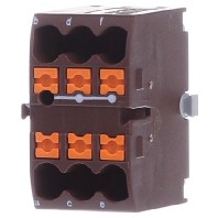 PTFIX 6X2,5 BN (10 Stück) - Feed-through terminal block 15,6mm 24A PTFIX 6X2,5 BN