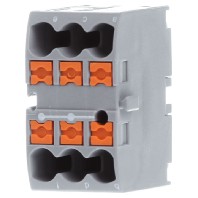 PTFIX 6X2,5 GY - Feed-through terminal block 15,6mm 24A PTFIX 6X2,5 GY