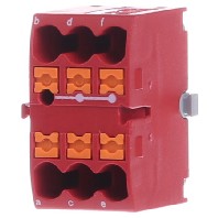 PTFIX 6X2,5 RD (10 Stück) - Feed-through terminal block 15,6mm 24A PTFIX 6X2,5 RD