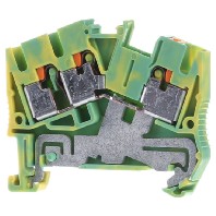 PTS 2,5-TWIN-PE (50 Stück) - Ground terminal block 1-p 5,2mm PTS 2,5-TWIN-PE