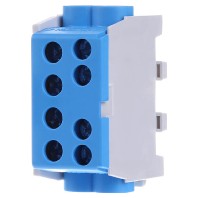 HLAK 35-1/2M2 BL - Power distribution block (rail mount) HLAK 35-1/2M2 BL