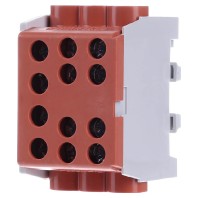 HLAK 35-1/4 M2 (3 Stück) - Power distribution block (rail mount) HLAK 35-1/4 M2