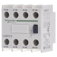 LADC22 - Auxiliary contact block 2 NO/2 NC LADC22