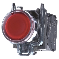 XB4BW3465 - Complete push button red XB4BW3465