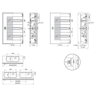 NSYDLM66 - Panel for distribution board 653x455mm NSYDLM66