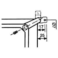 NSYPF27X (VE4) - Fastening parts/-set for enclosure NSYPF27X (quantity: 4)