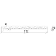 NSYSDGCR8 (VE2) - Cable guard rail for cabinet NSYSDGCR8 (quantity: 2)