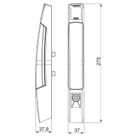 NSYSFHS1 - Rotary lever lock system for enclosure NSYSFHS1