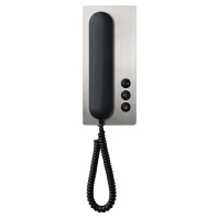 HTS 811-0 WH/S - Indoor station door communication Black HTS 811-0 WH/S