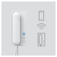 IQ BTS - Indoor station door communication White IQ BTS