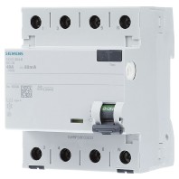 5SV3354-6 - Residual current breaker 4-p 40/0,03A 5SV3354-6