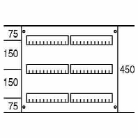 AG223 - Cover for distribution board 450x500mm AG223