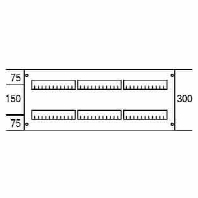 AG232 - Cover for distribution board 300x750mm AG232