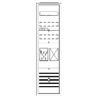 BA17CA - Equipped meter cabinet IP31 1100x300mm BA17CA