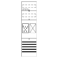 BF16A11 - Meter panel 1 kWh-meters 0 rows BF16A11