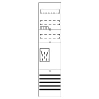 BF17A1XXB - Meter panel 1 kWh-meters 0 rows BF17A1XXB