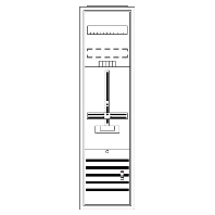 DA17GA - Equipped meter cabinet IP31 1100x300mm DA17GA