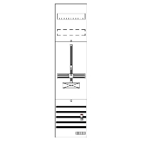 DF17AB - Meter panel 0 kWh-meters 0 rows DF17AB