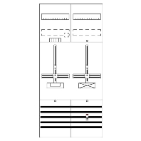 DF27C1A - Meter panel 1 kWh-meters 0 rows DF27C1A